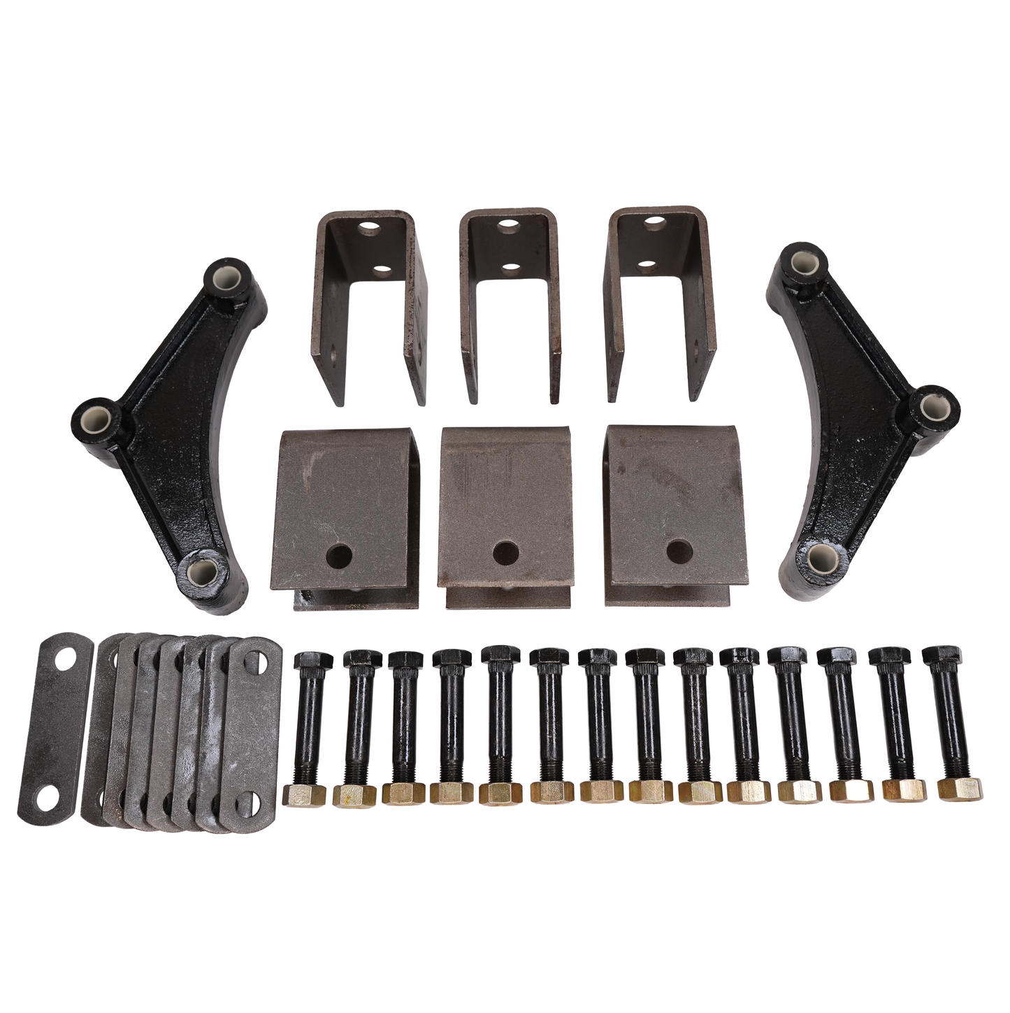 Hanger Kit, Tandem, Hangers: 3.25" Top to Center of Hole, for 1,3/4" Double Eye Springs