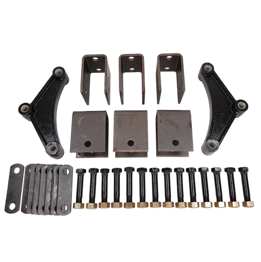 Hanger Kit, Tandem, Hangers: 3.25" Top to Center of Hole, for 1,3/4" Double Eye Springs