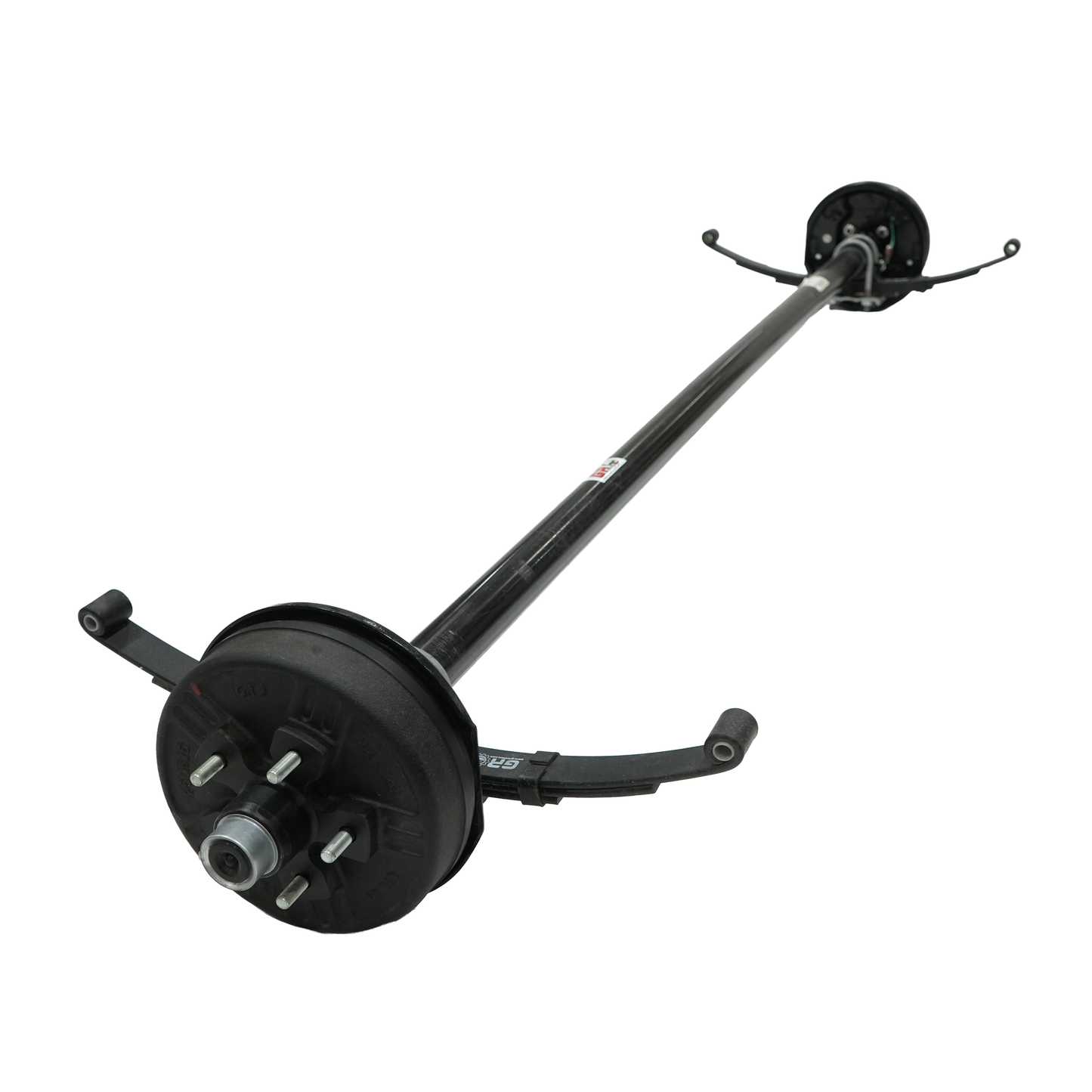 Straight, 3,500 Lbs. GR Electric Brake Axle, E-Z Lube Spindle, Cambered