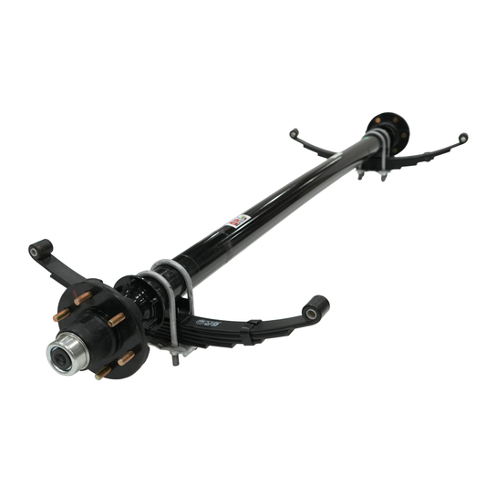 Straight, 6,000 Lbs. GR Idler Axle, E-Z Lube Spindle, Cambered