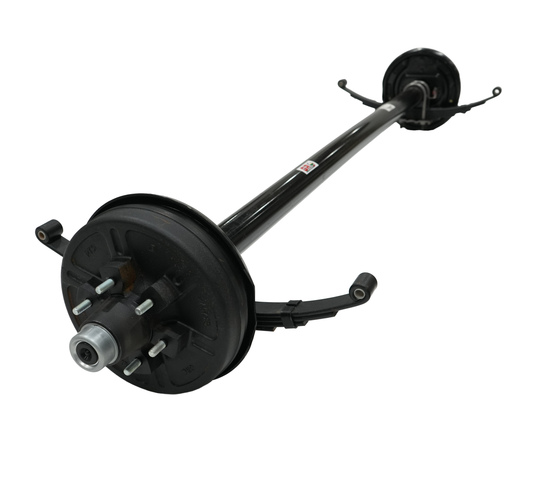 Straight, 6,000 Lbs. GR Electric Brake Axle, E-Z Lube Spindle, Cambered