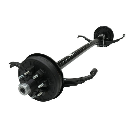 Straight, 7,000 Lbs. GR Electric Brake Axle, E-Z Lube Spindle, Cambered