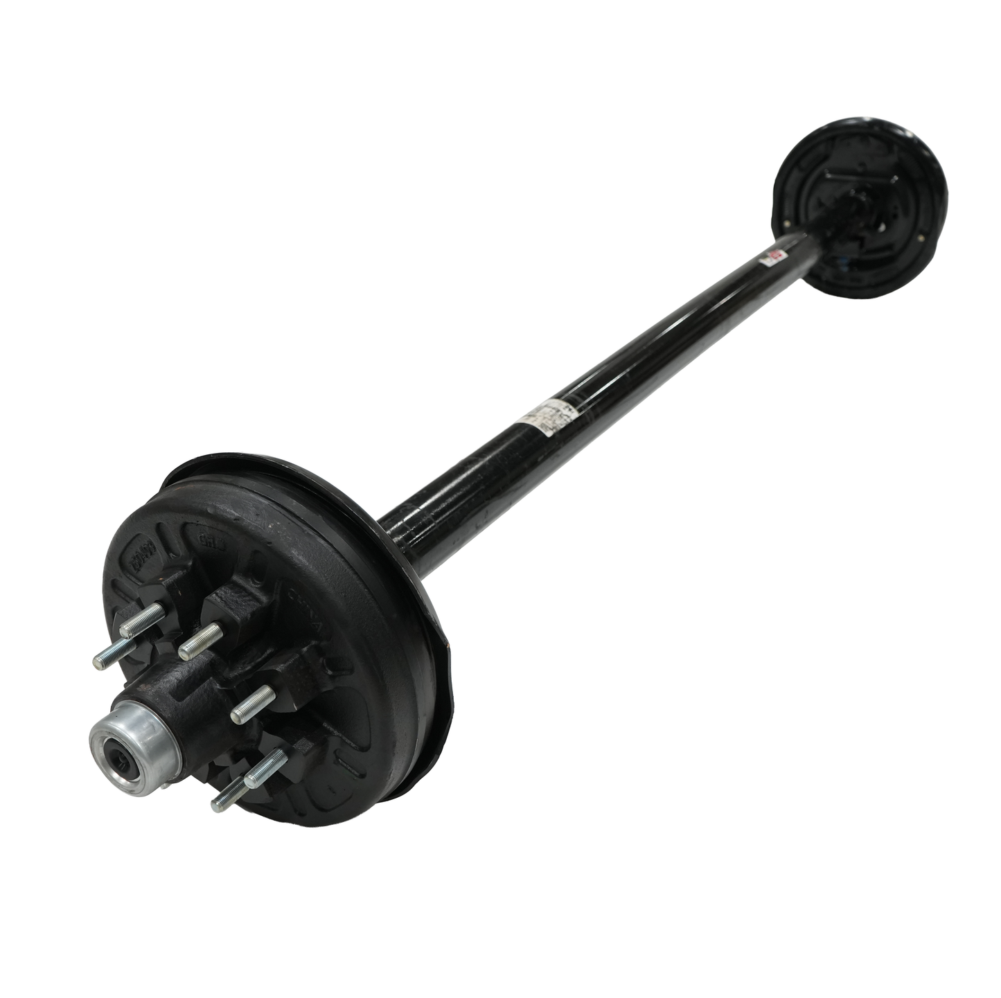 Straight, 7,000 Lbs. GR Electric Brake Axle, E-Z Lube Spindle, Cambered