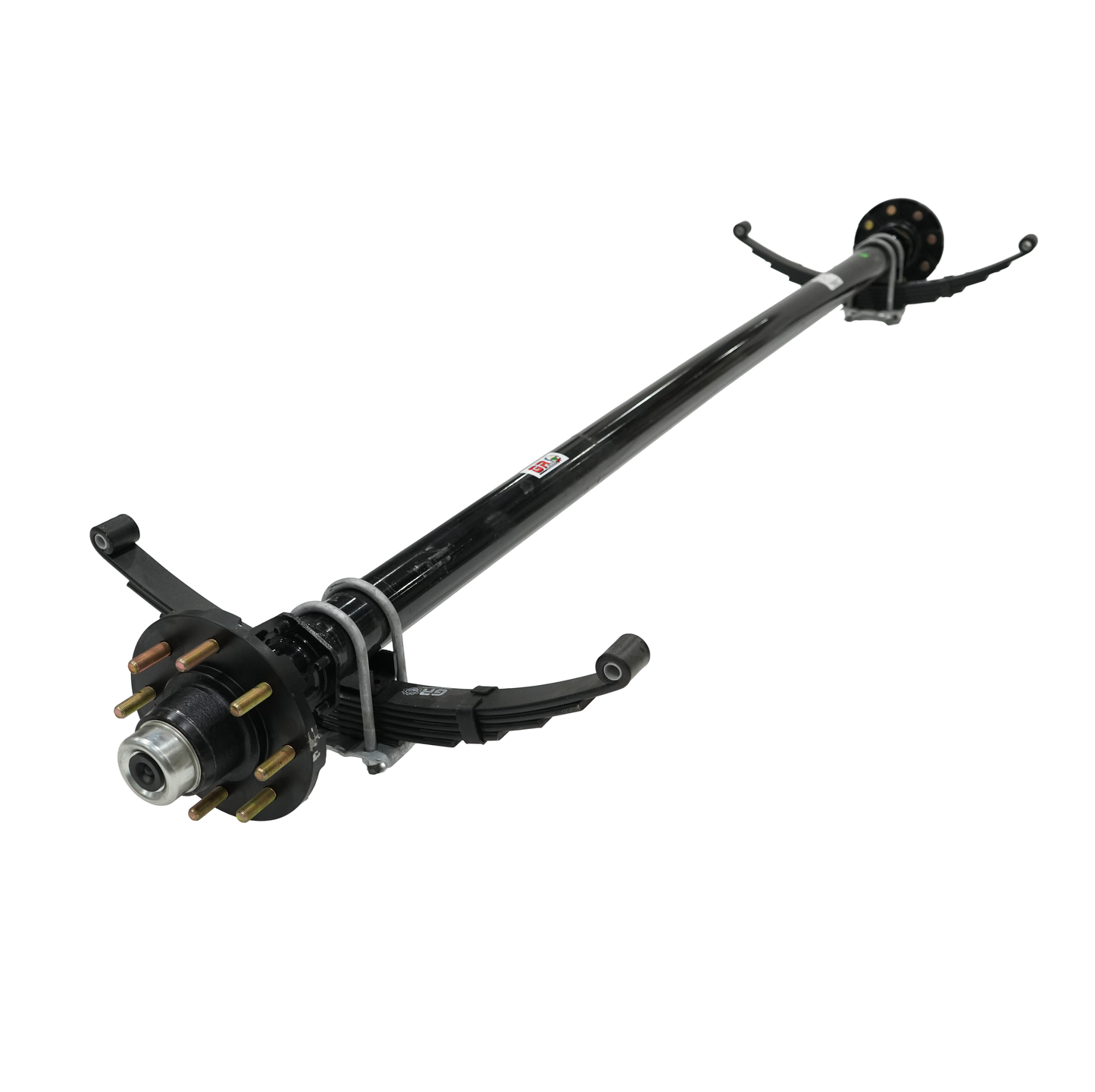 Straight, 7,000 Lbs. GR Idler Axle, E-Z Lube Spindle, Cambered